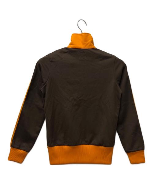 adidas（アディダス）adidas (アディダス) トラックジャケット ブラウン×オレンジ サイズ:Mの古着・服飾アイテム
