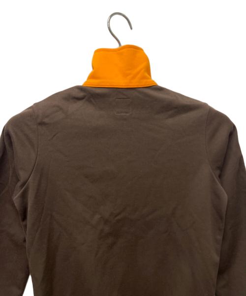 adidas（アディダス）adidas (アディダス) トラックジャケット ブラウン×オレンジ サイズ:Mの古着・服飾アイテム