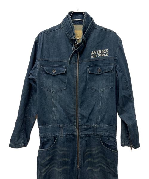 AVIREX（アヴィレックス）AVIREX (アヴィレックス) つなぎ インディゴ サイズ:Lの古着・服飾アイテム