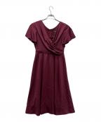 STRAWBERRY FIELDSストロベリーフィールズ）の古着「半袖ワンピース」｜レッド