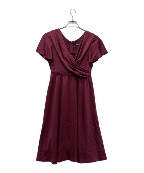 STRAWBERRY FIELDS（ストロベリーフィールズ）STRAWBERRY FIELDS (ストロベリーフィールズ) 半袖ワンピース レッド サイズ:2の古着・服飾アイテム