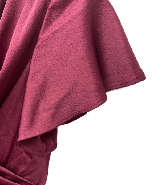 STRAWBERRY FIELDS（ストロベリーフィールズ）STRAWBERRY FIELDS (ストロベリーフィールズ) 半袖ワンピース レッド サイズ:2の古着・服飾アイテム