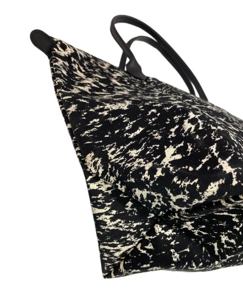 LONGCHAMP（ロンシャン）LONGCHAMP (ロンシャン) トートバッグ ホワイト×ブラックの古着・服飾アイテム