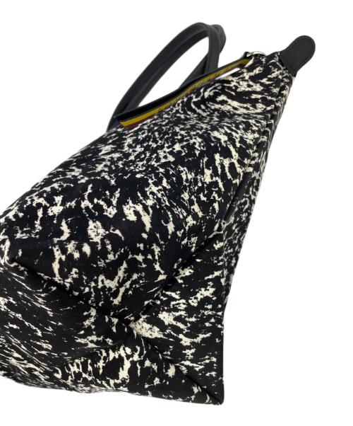 LONGCHAMP（ロンシャン）LONGCHAMP (ロンシャン) トートバッグ ホワイト×ブラックの古着・服飾アイテム