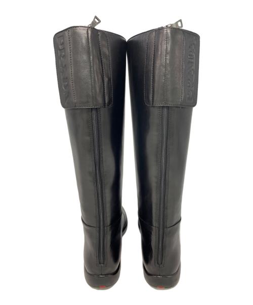 PRADA（プラダ）PRADA (プラダ) ロングブーツ ブラック サイズ:36の古着・服飾アイテム