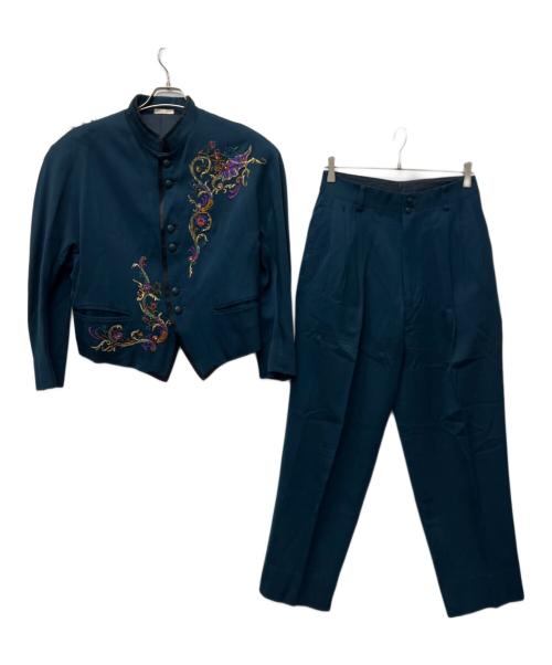 YOSHIYUKI KONISHI（ヨシユキコニシ）YOSHIYUKI KONISHI (ヨシユキコニシ) セットアップ ターコイズブルー サイズ:2の古着・服飾アイテム