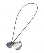 TIFFANY & Co.ティファニー）の古着「ダブルハートネックレス」