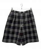 Golf Burberry'sゴルフバーバリーズ）の古着「ウールキュロット」｜ブラック