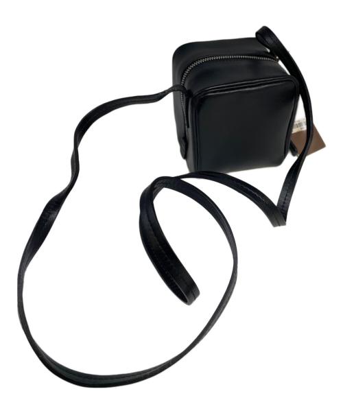 BALLY（バリー）BALLY (バリー) サイコロ型ミニショルダーバッグ ブラックの古着・服飾アイテム