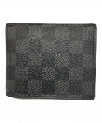 LOUIS VUITTONルイ ヴィトン）の古着「2つ折り財布」｜ブラック