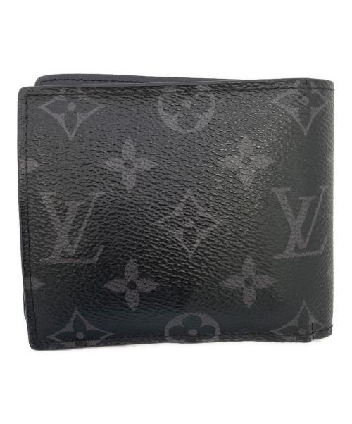 LOUIS VUITTON（ルイ ヴィトン）LOUIS VUITTON (ルイ ヴィトン) 2つ折り財布 ブラックの古着・服飾アイテム