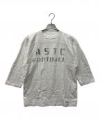 WAREHOUSE&Co.ウェアハウス）の古着「7分袖フットボールTシャツ ASTC」｜ホワイト