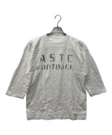 WAREHOUSE&Co.（ウェアハウス）の古着「7分袖フットボールTシャツ ASTC」｜ホワイト