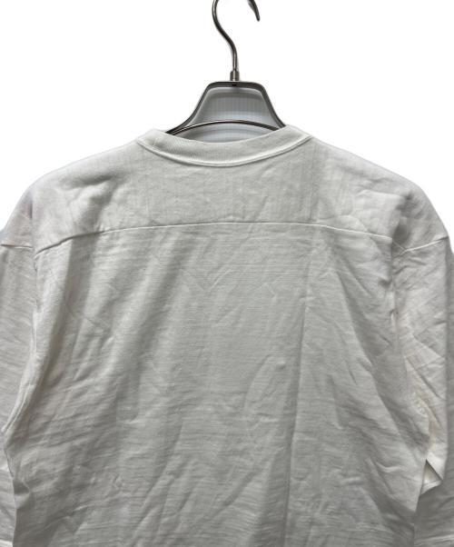 WAREHOUSE&Co.（ウェアハウス）WAREHOUSE&Co. (ウェアハウス) 7分袖フットボールTシャツ ASTC ホワイト サイズ:40の古着・服飾アイテム