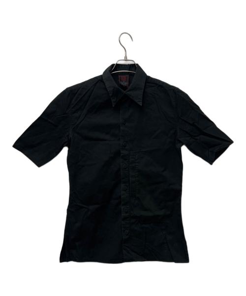 Jean Paul GAULTIER CLASSIQUE（ジャンポールゴルチエクラシック）Jean Paul GAULTIER CLASSIQUE (ジャンポールゴルチエクラシック) 半袖シャツ ブラック サイズ:48の古着・服飾アイテム