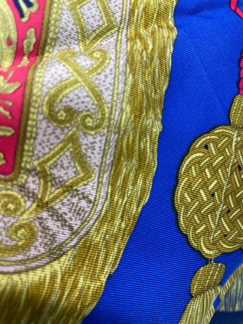 HERMES（エルメス）HERMES (エルメス) シルクスカーフ ブルーの古着・服飾アイテム