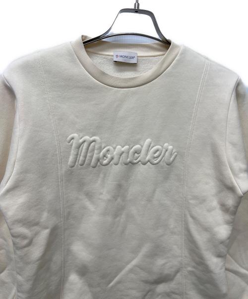 MONCLER（モンクレール）MONCLER (モンクレール) スウェット ベージュ サイズ:Ｓの古着・服飾アイテム