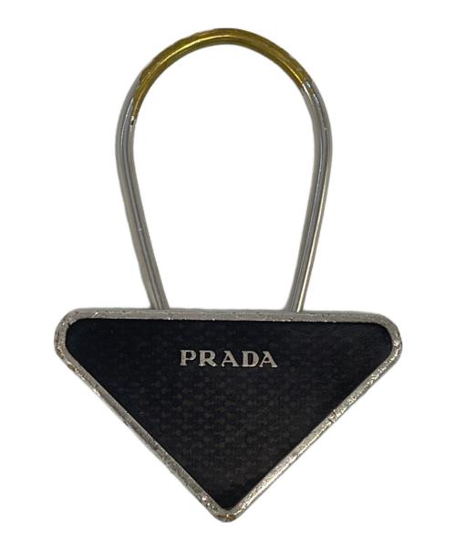 PRADA（プラダ）PRADA (プラダ) キーリング ブラックの古着・服飾アイテム