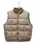中古・古着 L.L.Bean (エルエルビーン) リバーシブルベスト グリーン×ベージュ サイズ:Ｌ：8000円