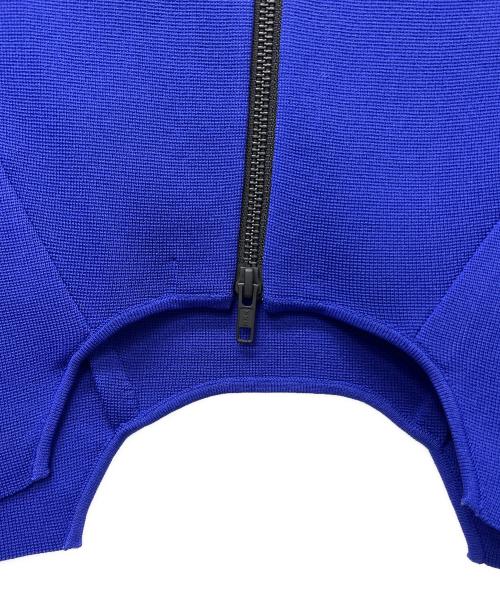 UN3D.（アンスリード）UN3D. (アンスリード) ショートニットブルゾン ブルー サイズ:３８の古着・服飾アイテム