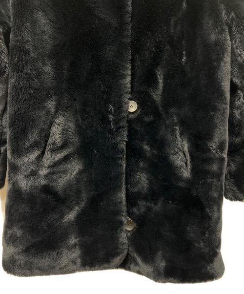MM6 Maison Margiela（エムエムシックスメゾンマルジェラ）MM6 Maison Margiela (エムエムシックスメゾンマルジェラ) ファーコート ブラック サイズ:36の古着・服飾アイテム