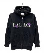 PALACEパレス）の古着「ジップパーカー」｜ブラック