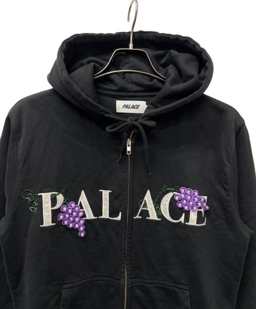 PALACE（パレス）PALACE (パレス) ジップパーカー ブラック サイズ:Ｓの古着・服飾アイテム