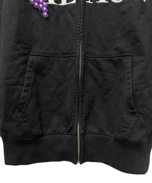 PALACE（パレス）PALACE (パレス) ジップパーカー ブラック サイズ:Ｓの古着・服飾アイテム