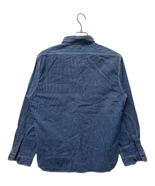 SUGAR CANE（シュガーケーン）SUGAR CANE (シュガーケーン) JEAN CORD WORK SHIRT ブルー サイズ:Ｌの古着・服飾アイテム