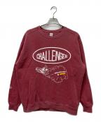 CHALLENGERチャレンジャー）の古着「クルーネックスウェット」｜レッド
