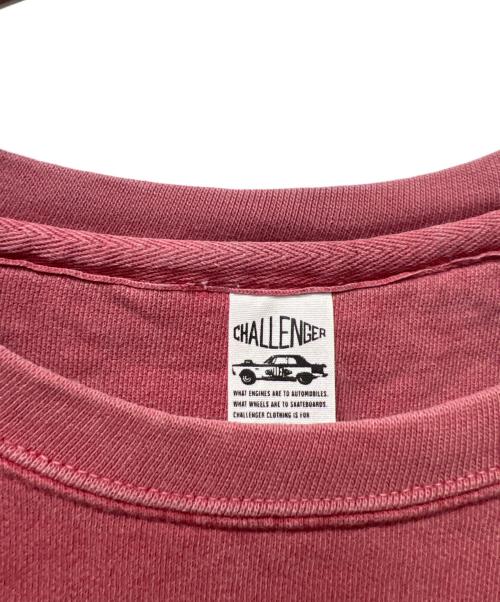 CHALLENGER（チャレンジャー）CHALLENGER (チャレンジャー) クルーネックスウェット レッド サイズ:Ｌの古着・服飾アイテム