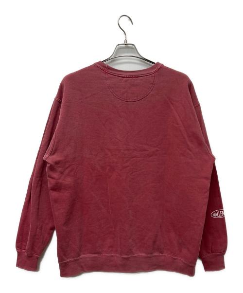 CHALLENGER（チャレンジャー）CHALLENGER (チャレンジャー) クルーネックスウェット レッド サイズ:Ｌの古着・服飾アイテム