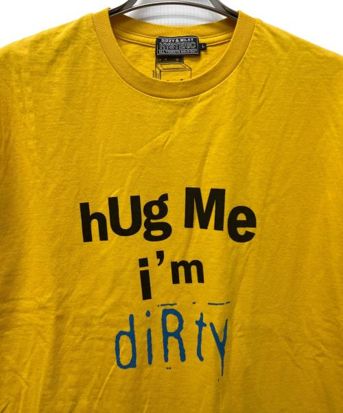 Hysteric Glamour（ヒステリックグラマー）Hysteric Glamour (ヒステリックグラマー) 半袖カットソー イエロー サイズ:Ｌの古着・服飾アイテム