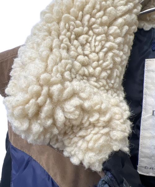 Denim & Supply Ralph Lauren（デニム＆サプライ ラルフローレン）Denim & Supply Ralph Lauren (デニム＆サプライ ラルフローレン) ダウンベスト ネイビー×ブラウン サイズ:Ｓの古着・服飾アイテム