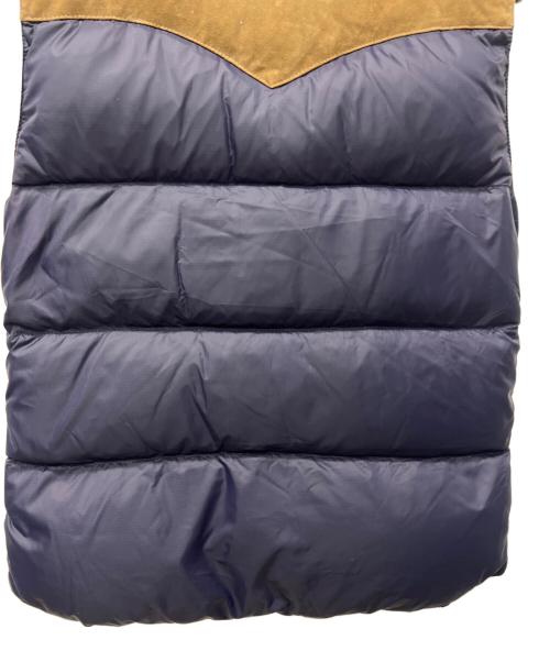 Denim & Supply Ralph Lauren（デニム＆サプライ ラルフローレン）Denim & Supply Ralph Lauren (デニム＆サプライ ラルフローレン) ダウンベスト ネイビー×ブラウン サイズ:Ｓの古着・服飾アイテム