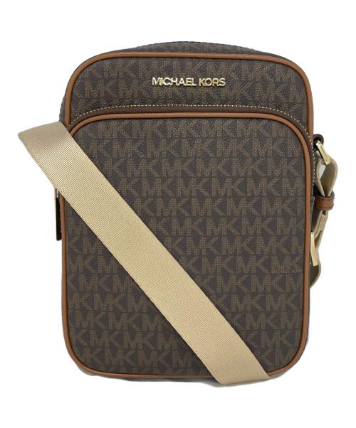 MICHAEL KORS（マイケル・コース）MICHAEL KORS (マイケルコース) ショルダーバッグ ブラウンの古着・服飾アイテム