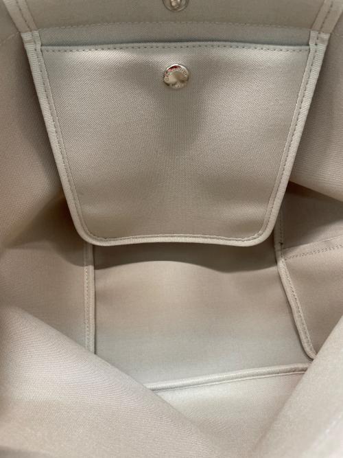 Herve Chapelier（エルベシャプリエ）Herve Chapelier (エルベシャプリエ) 舟形トートバッグ ホワイト×オレンジ サイズ:Mの古着・服飾アイテム