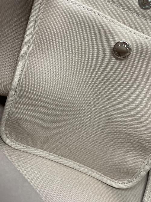 Herve Chapelier（エルベシャプリエ）Herve Chapelier (エルベシャプリエ) 舟形トートバッグ ホワイト×オレンジ サイズ:Mの古着・服飾アイテム