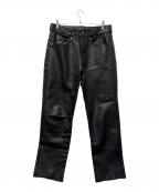 Schottショット）の古着「レザーパンツ」｜ブラック