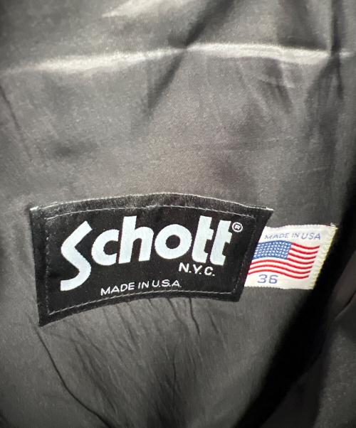 Schott（ショット）shott (ショット) レザーパンツ ブラック サイズ:３６の古着・服飾アイテム