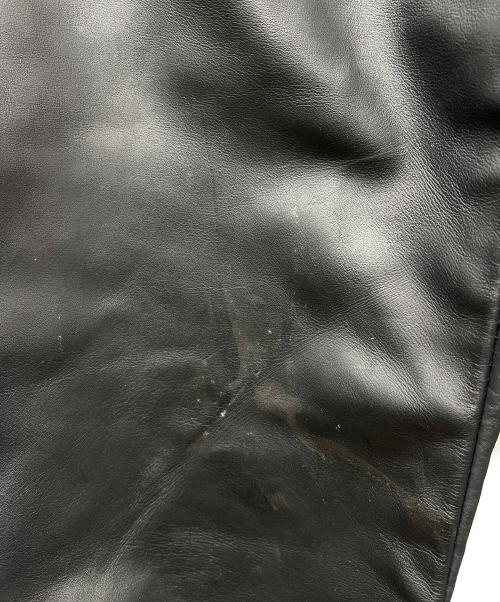 Schott（ショット）shott (ショット) レザーパンツ ブラック サイズ:３６の古着・服飾アイテム