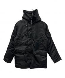 AVIREX（アヴィレックス）の古着「中綿コート」｜ブラック