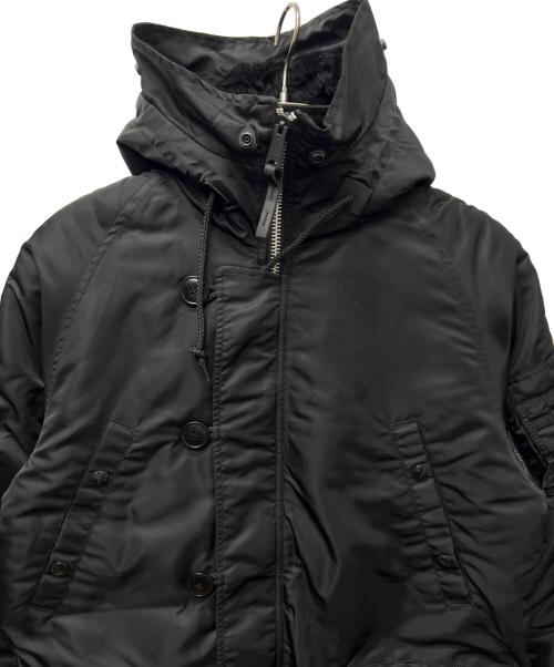 AVIREX（アヴィレックス）AVIREX (アヴィレックス) 中綿コート ブラック サイズ:Ｌの古着・服飾アイテム