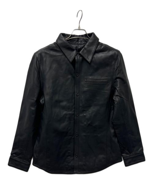 Liugoo Leathers（リューグーレザーズ）Liugoo Leathers (リューグーレザーズ) レザージャケット ブラック サイズ:Lの古着・服飾アイテム