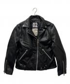 Liugoo Leathersリューグーレザーズ）の古着「レザージャケット」｜ブラック