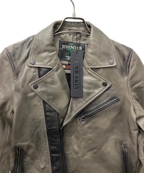 JUVENTUS（ユヴェントス）JUVENTUS (ユヴェントス) レザージャケット ブラウン サイズ:Ｌの古着・服飾アイテム