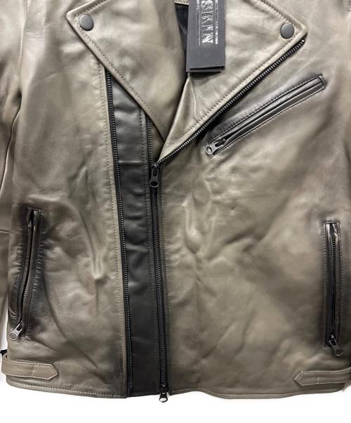 JUVENTUS（ユヴェントス）JUVENTUS (ユヴェントス) レザージャケット ブラウン サイズ:Ｌの古着・服飾アイテム