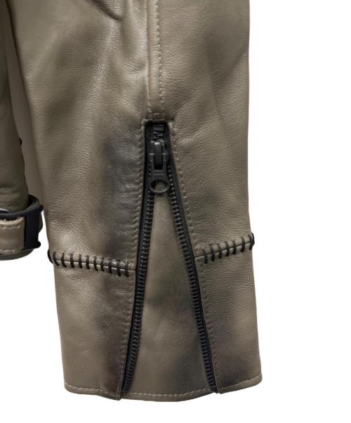 JUVENTUS（ユヴェントス）JUVENTUS (ユヴェントス) レザージャケット ブラウン サイズ:Ｌの古着・服飾アイテム