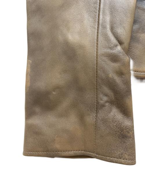 JUVENTUS（ユヴェントス）JUVENTUS (ユヴェントス) レザージャケット ブラウン サイズ:Ｌの古着・服飾アイテム