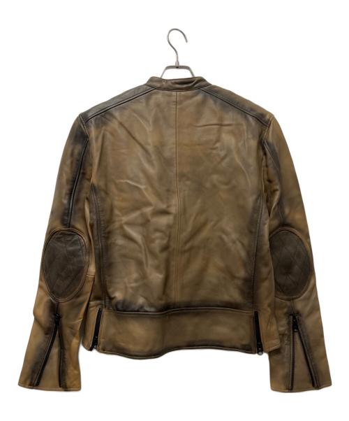 JUVENTUS（ユヴェントス）JUVENTUS (ユヴェントス) レザージャケット ブラウン サイズ:Ｌの古着・服飾アイテム